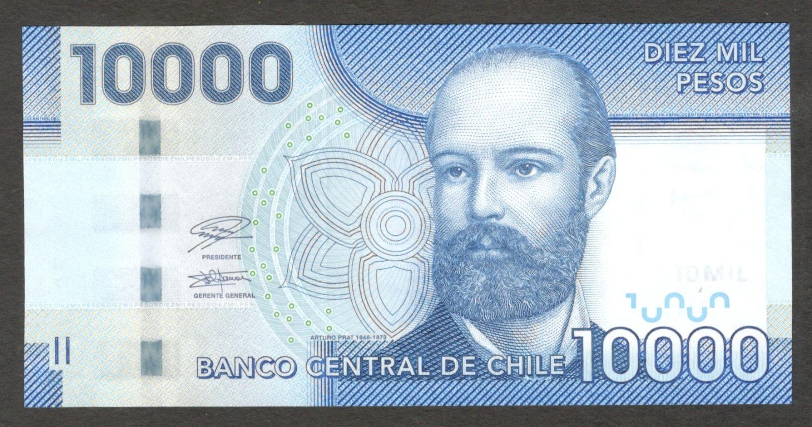 Chile 10000 10,000 Pesos Arturo Prat P-164 2021 UNC