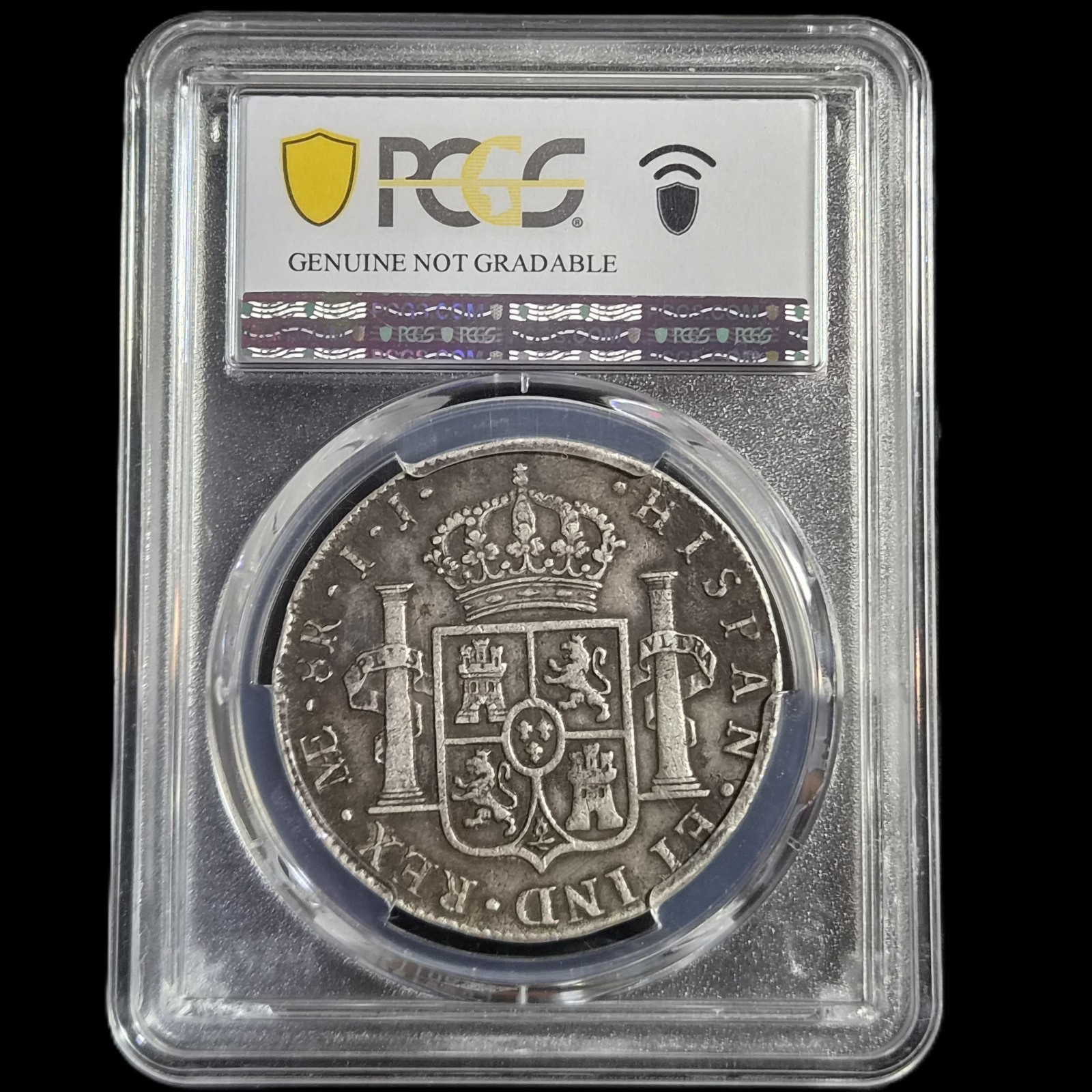 Peru Spanish Colonial 8 Reales Carol Carolus IIII 1800 L IJ Lima Mint PCGS VF - Image 6