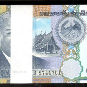 Lot 100 Pcs 1 Bundle Laos Lao 2000 2,000 Kip Kaysone Phomvihane P-41 2011 UNC