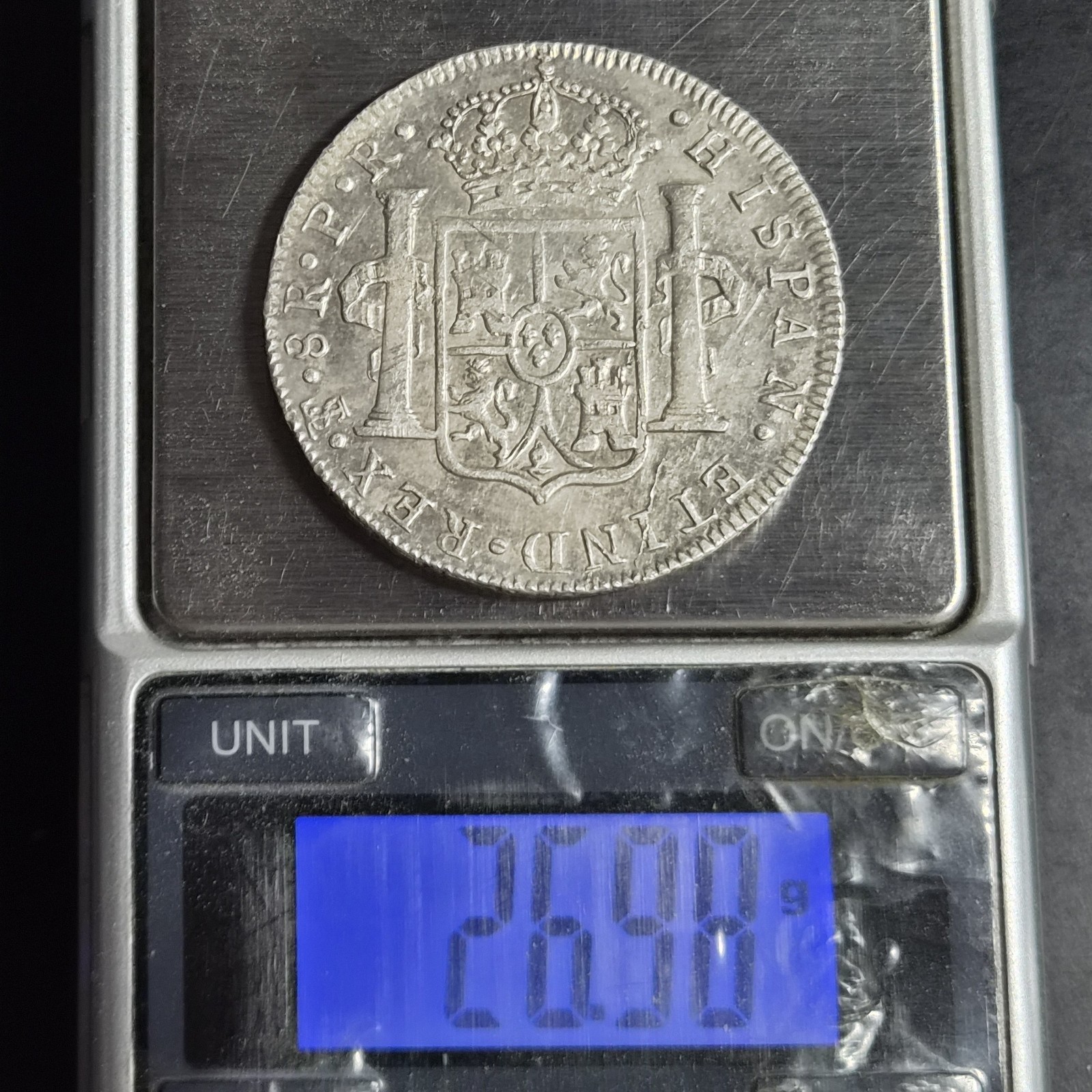 Bolivia Spanish Colonial 8 Reales Carol Carolus III 1780 PTS PR Potosi Mint - Image 6