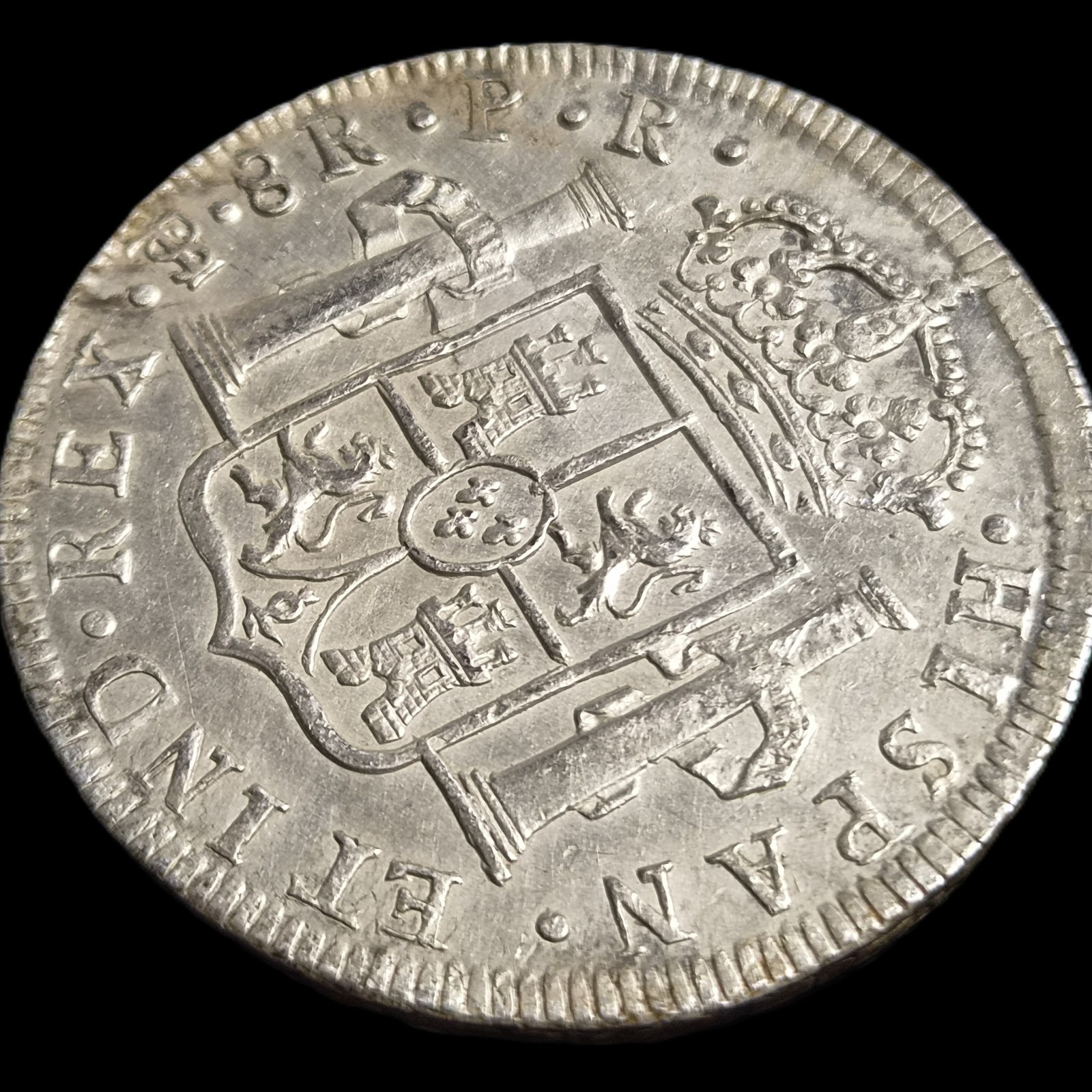 Bolivia Spanish Colonial 8 Reales Carol Carolus III 1779 PTS PR Potosi Mint - Image 4