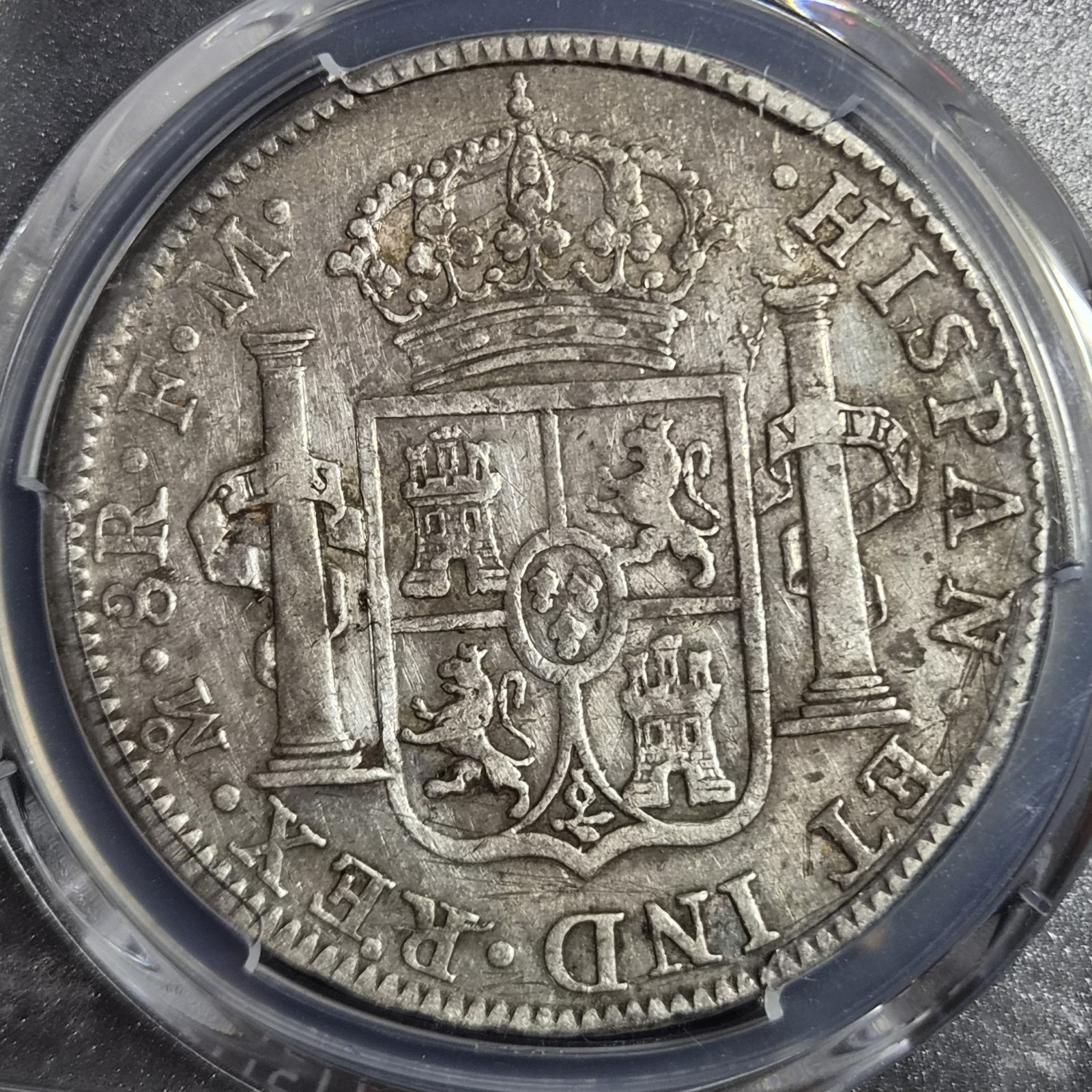Mexico Spanish Colonial 8 Reales Carol Carolus IIII 1796 Mo FM Mexico City Mint - Image 4