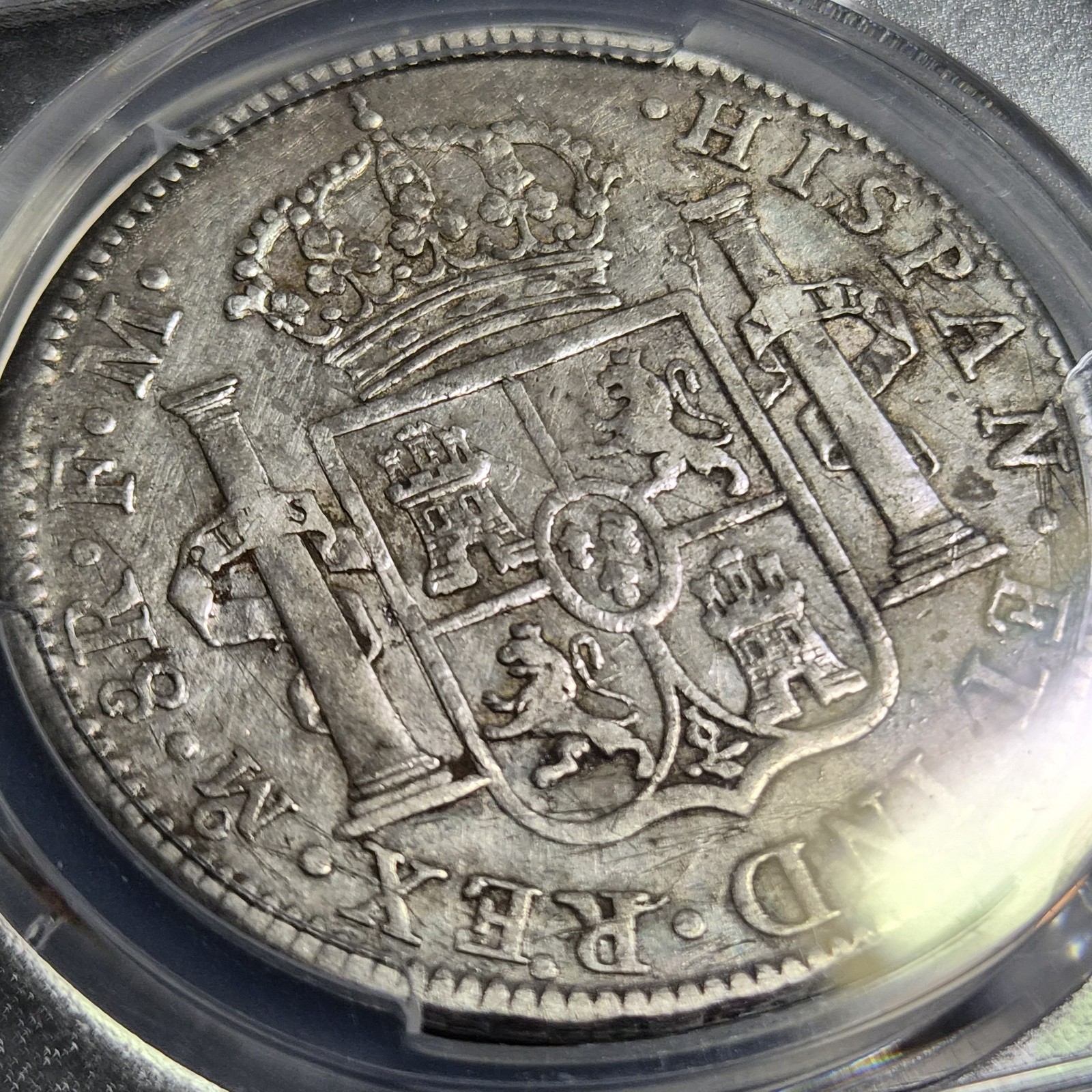 Mexico Spanish Colonial 8 Reales Carol Carolus IIII 1796 Mo FM Mexico City Mint - Image 5