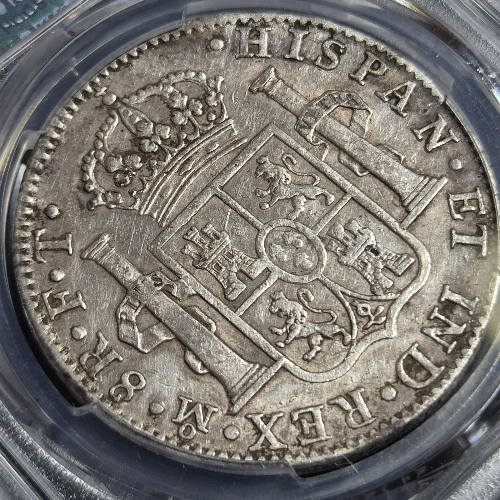 Mexico Spanish Colonial 8 Reales Carol Carolus IIII 1803 Mo FT Mexico City Mint - Image 5