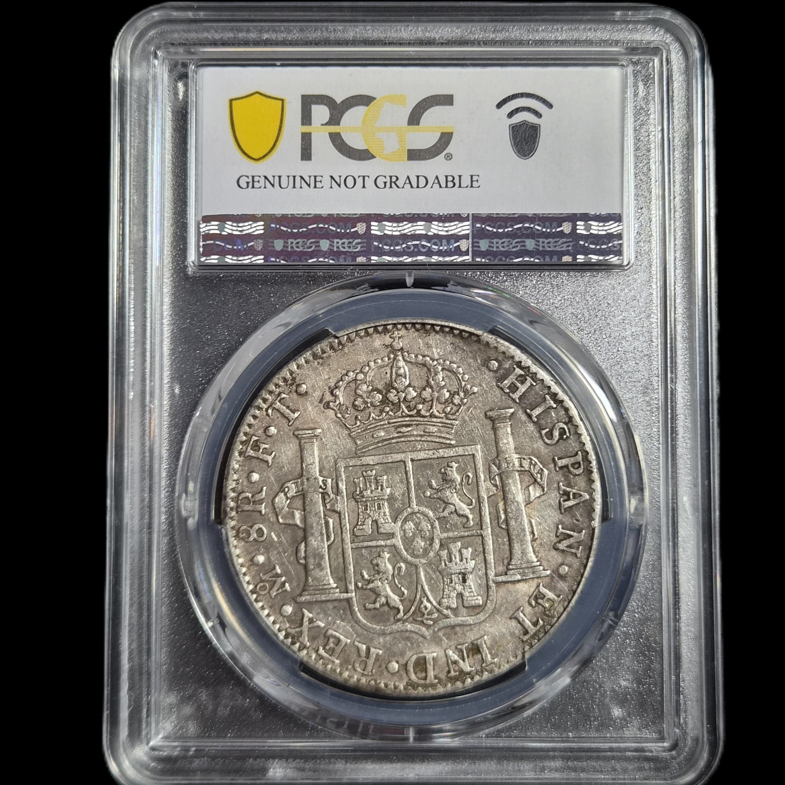 Mexico Spanish Colonial 8 Reales Carol Carolus IIII 1803 Mo FT Mexico City Mint - Image 6