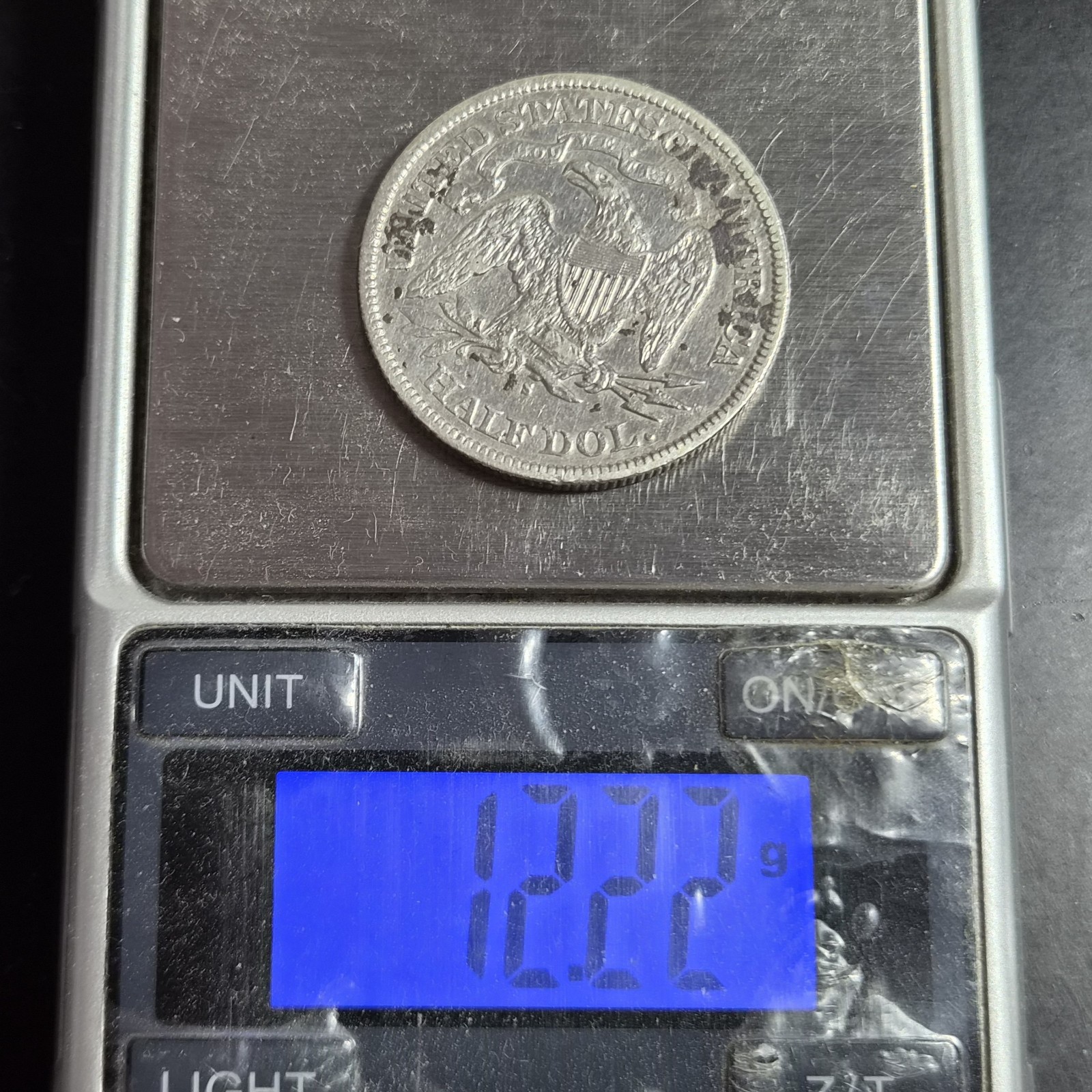 United States Half Dollar Seated Liberty 1876 S FIne - Image 6