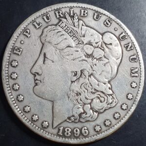 United States Morgan Dollar Silver 1896 S Very Fine