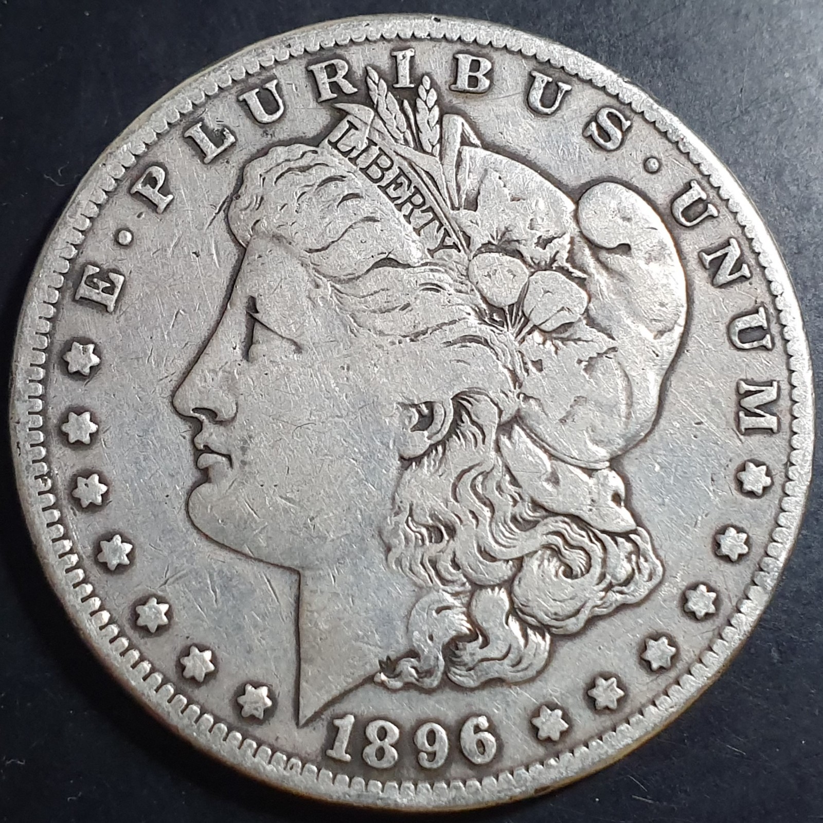 United States Morgan Dollar Silver 1896 S Very Fine