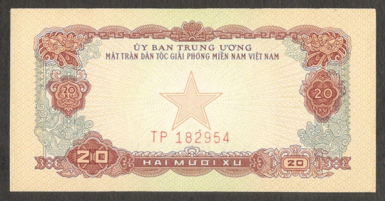 Vietnam South Liberation 20 Xu Vietnam War P-R2 1963 1968 UNC