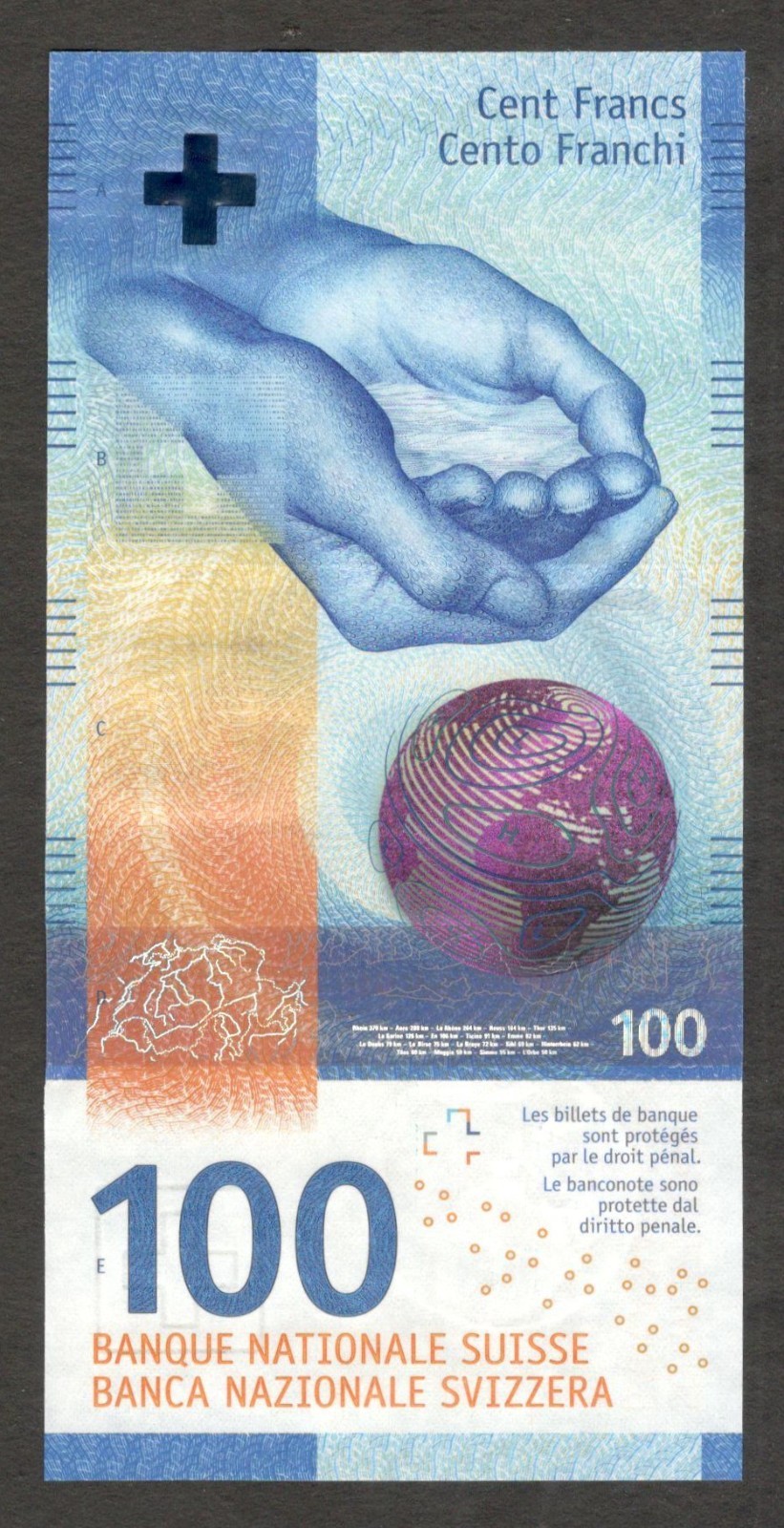 Switzerland Swiss 100 Francs Barbara Steiner & Maechler Hybrid P-77A 2020 UNC
