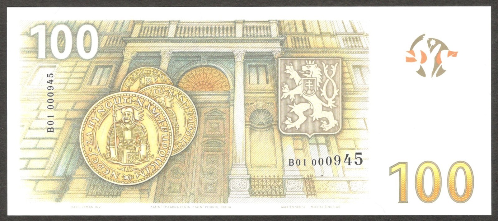 Czech Republic 100 Korun Commemorative Alois Rasin 2019 UNC Incl. Folder - Image 4