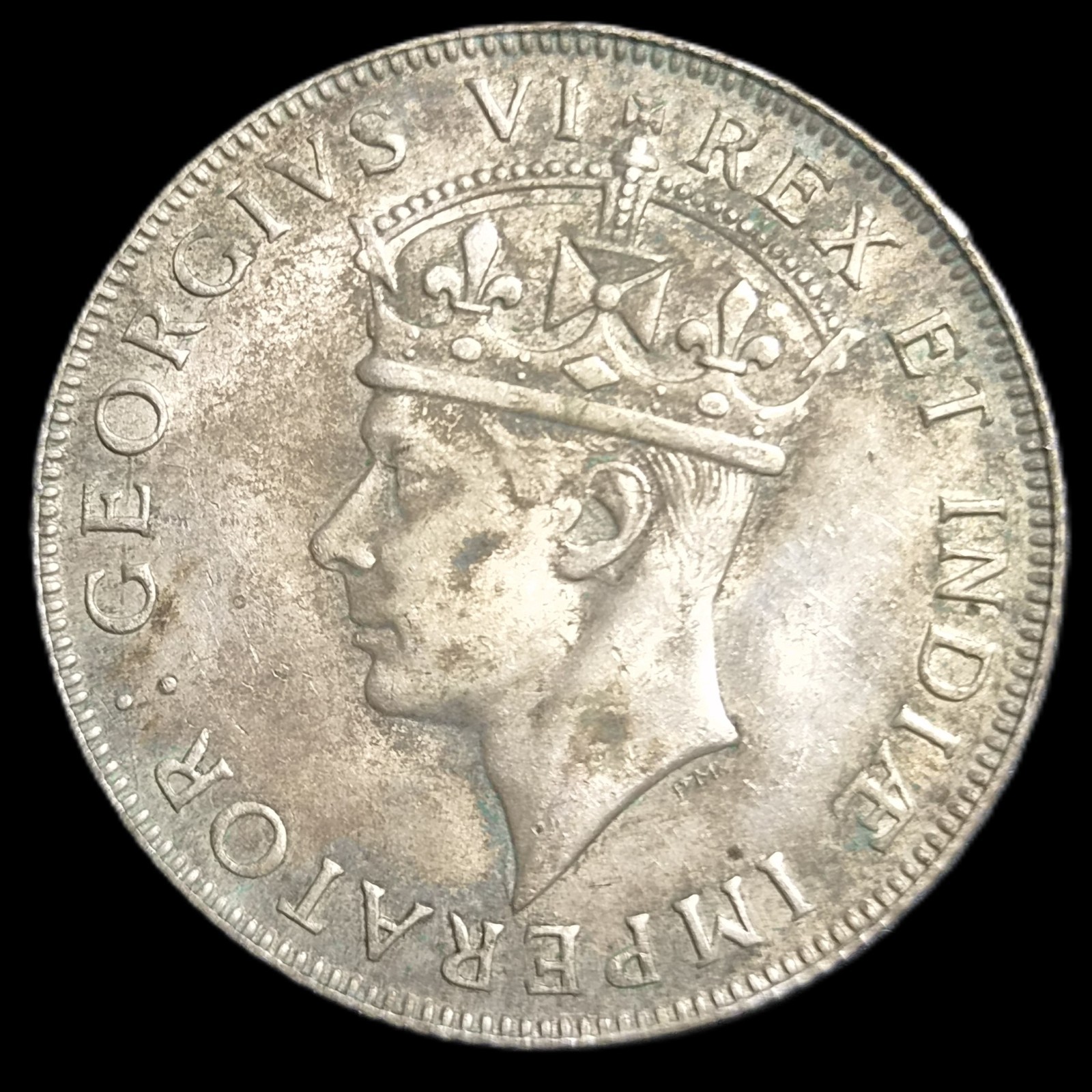 East Africa 1 Shilling King George VI 1941 XF Sharp Detail - Image 2