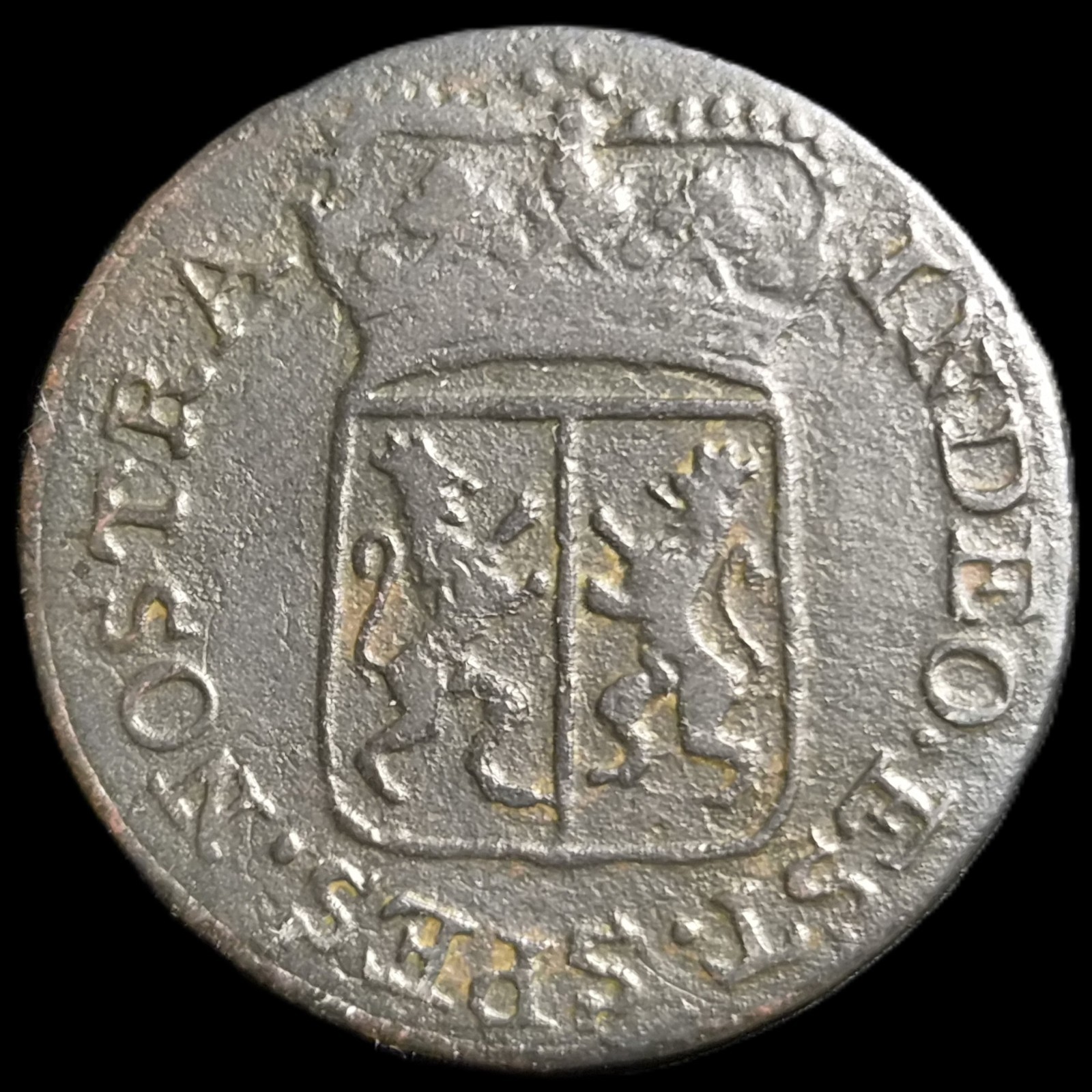 Netherlands East Indies VOC Gelderland Indonesia 1 One Duit 1794 Corn Mintmark - Image 2