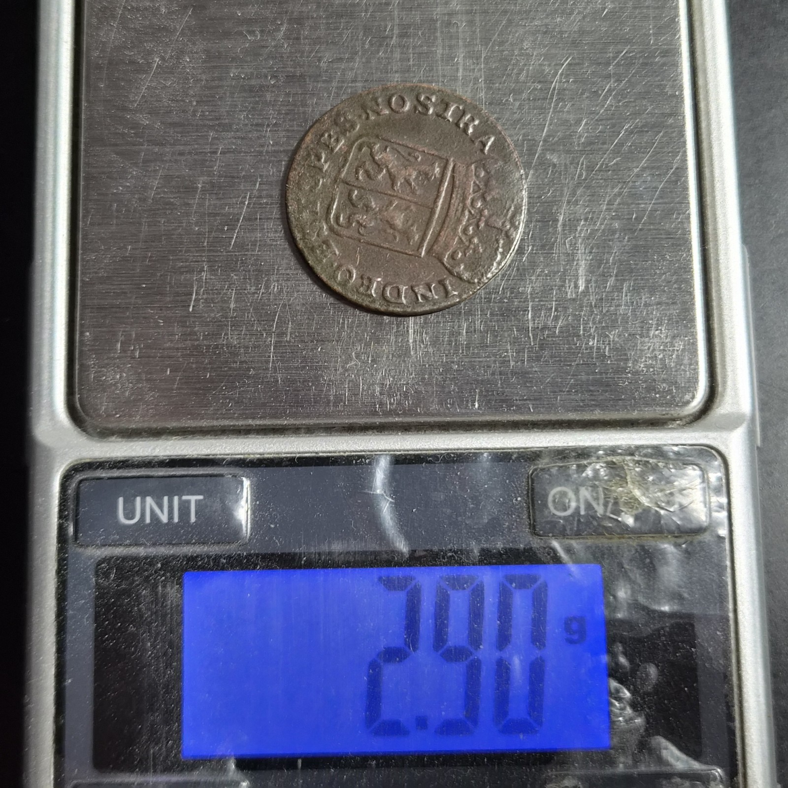 Netherlands East Indies VOC Gelderland Indonesia 1 One Duit 1786 Corn Mintmark - Image 3