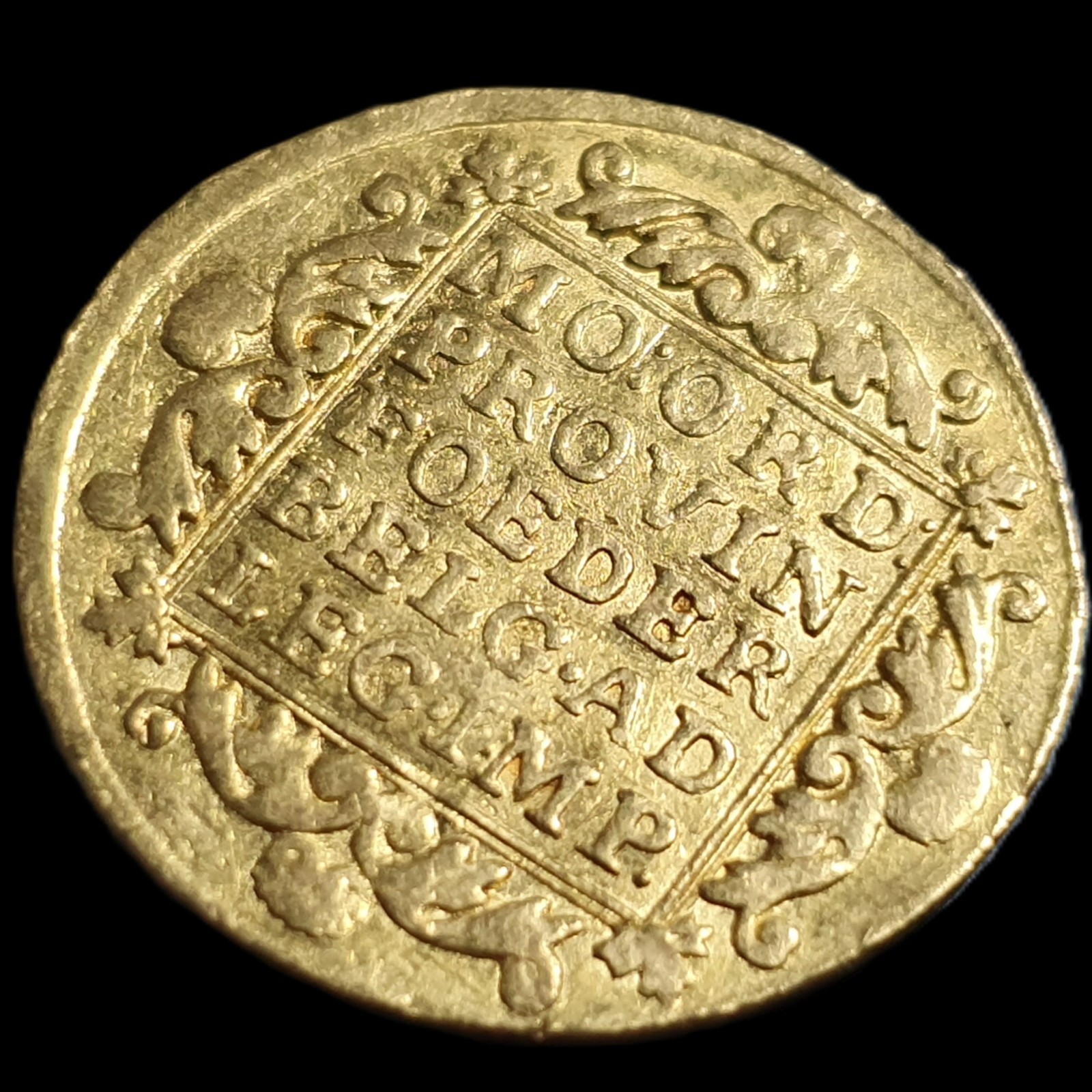 Netherlands Holland Gold Ducat Trade 1776 US Independence Year Sharp Detail - Image 4