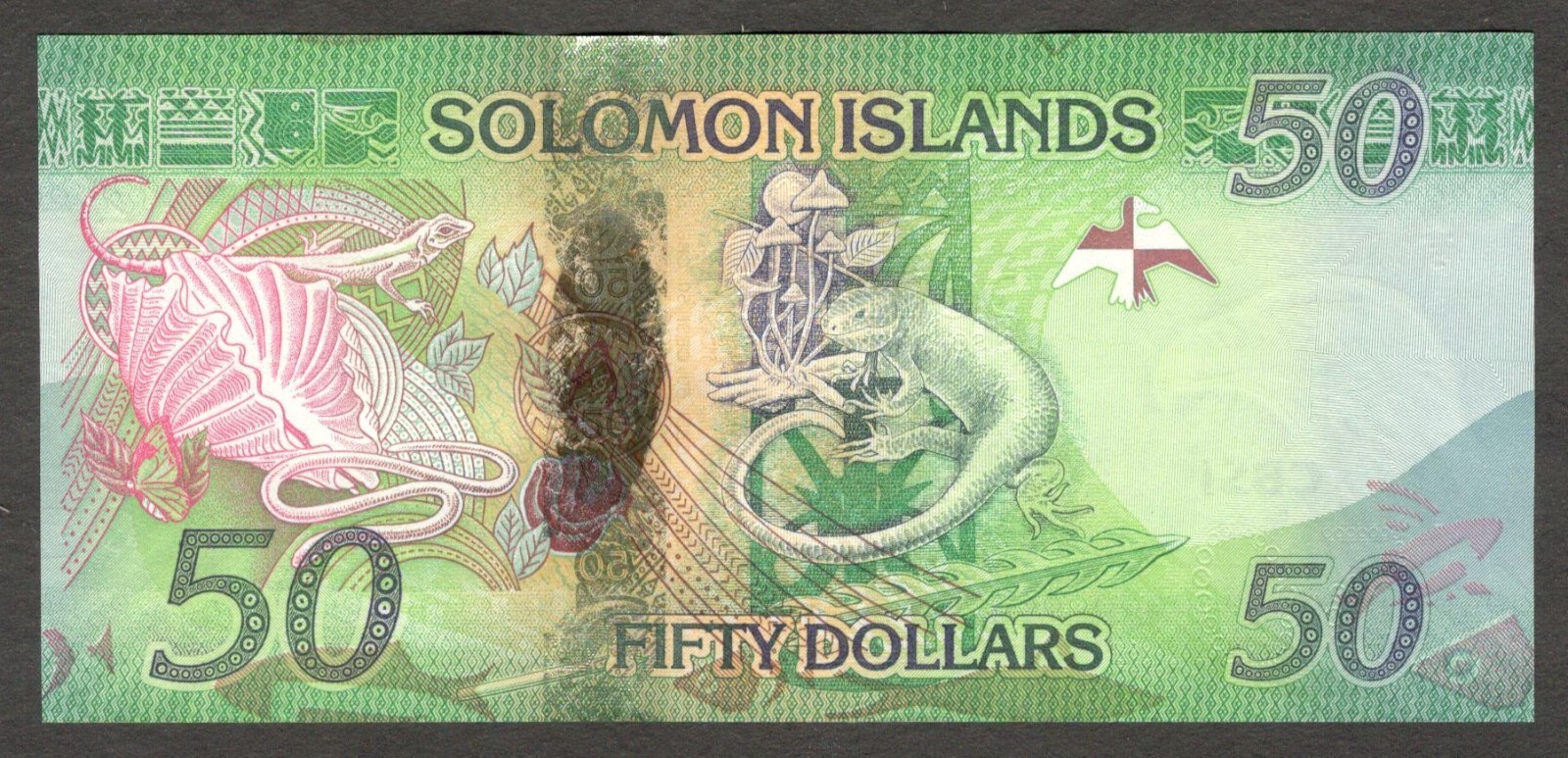 Solomon Islands 50 Dollar Hybrid P-35 2013 - 2023 UNC - Image 2