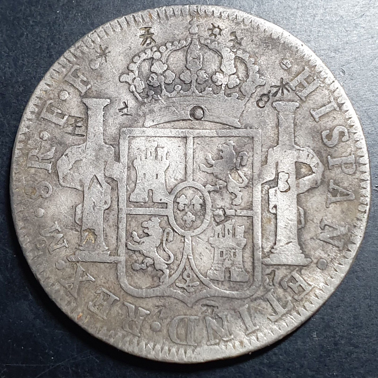 Mexico Spanish Colonial 8 Reales Carol Carolus III 1778 Mo FF Mexico City Mint - Image 2