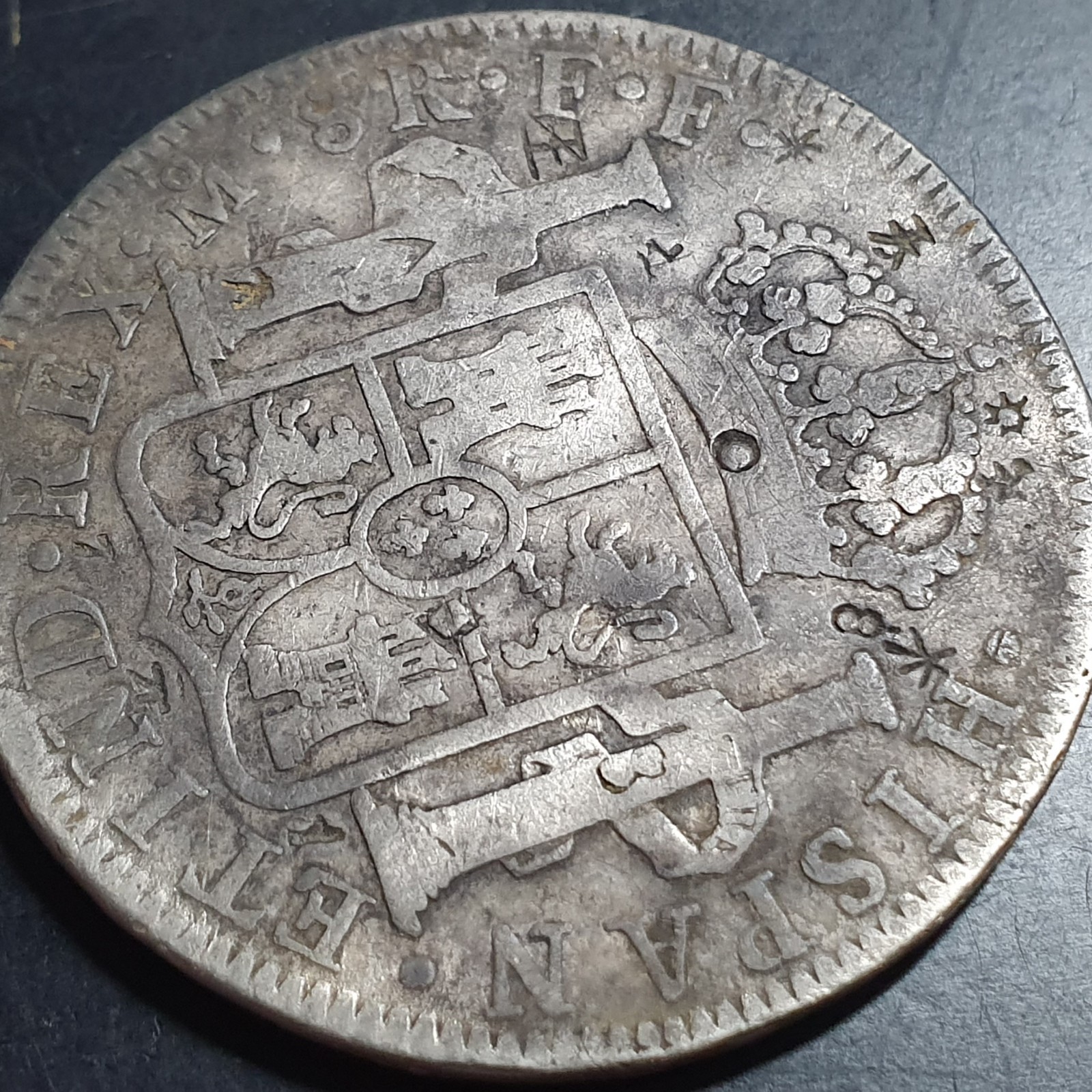 Mexico Spanish Colonial 8 Reales Carol Carolus III 1778 Mo FF Mexico City Mint - Image 4