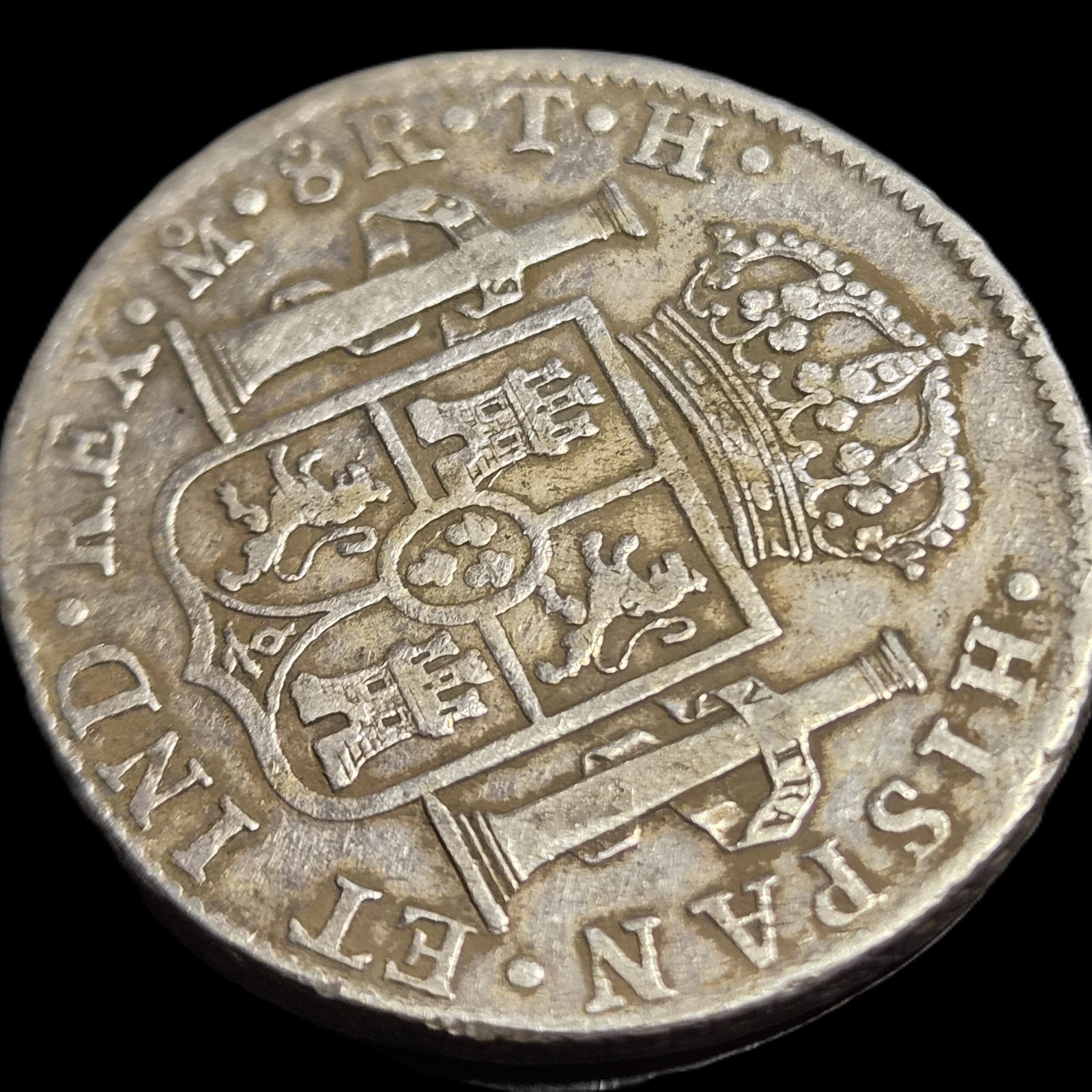 Mexico Spanish Colonial 8 Reales Carol Carolus IIII 1808 Mo TH Mexico City Mint - Image 4