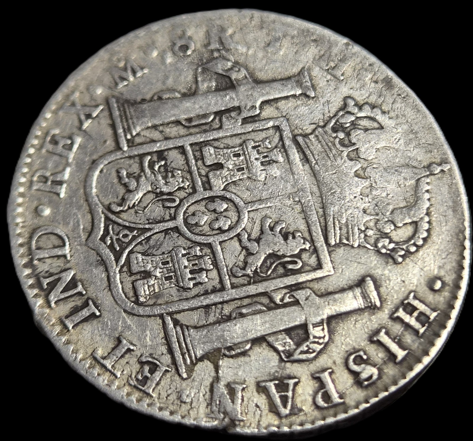 Mexico Spanish Colonial 8 Reales Ferdin Ferdinand VII 1809 Mo TH Mexico City - Image 4