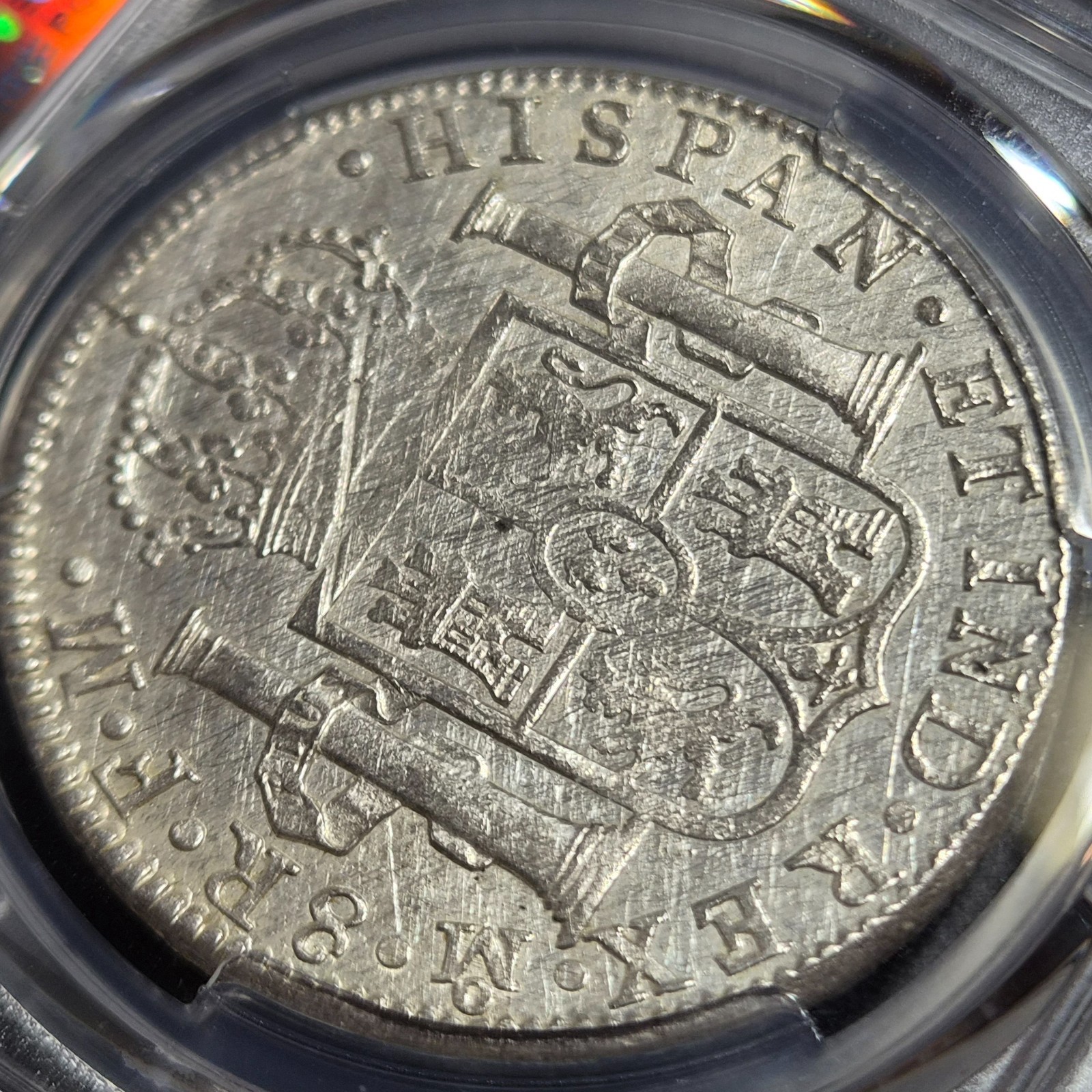 Mexico Spanish Colonial 8 Reales Carol Carolus III 1788 Mo FM PCGS AU Details - Image 6