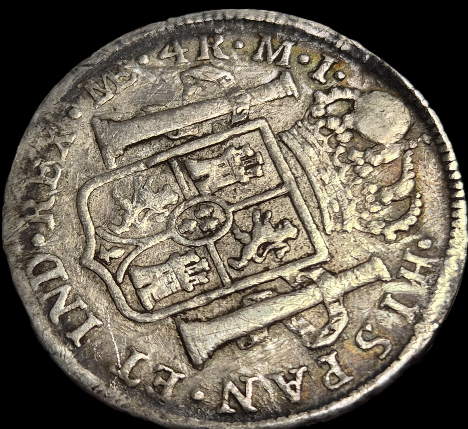 Peru Spanish Colonial 4 Reales Carol Carolus III 1783 LME MI Lima Mint - Image 4