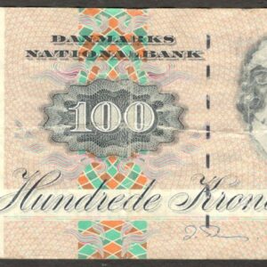 Denmark Danmarks 100 Kroner Jens Juel P-54b 1995 VF