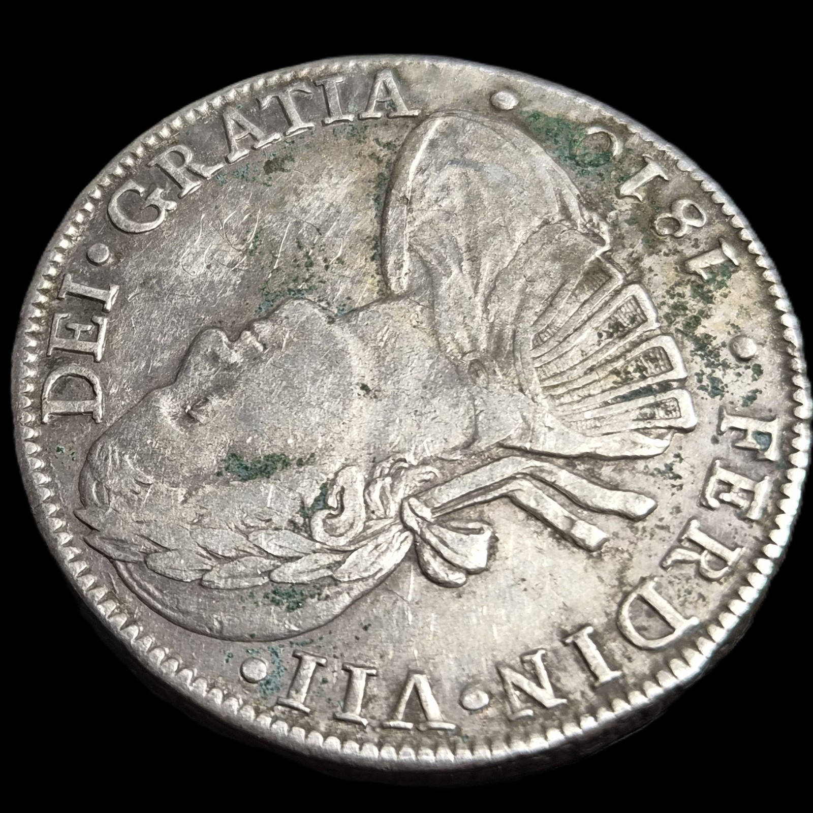 Mexico Spanish Colonial 8 Reales Ferdin Ferdinand VII 1810 Mo HJ MexicoCity Mint - Image 4