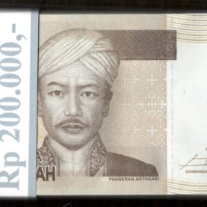 Indonesia Lot 100 Pcs Bundle Indonesia 2000 2,000 Rupiah P-148h 2016 / 2009 UNC