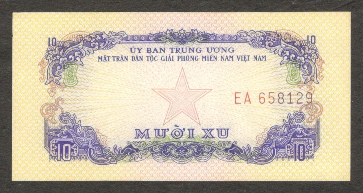Vietnam South Liberation 10 Xu Vietnam War P-R1 1963 1968 UNC