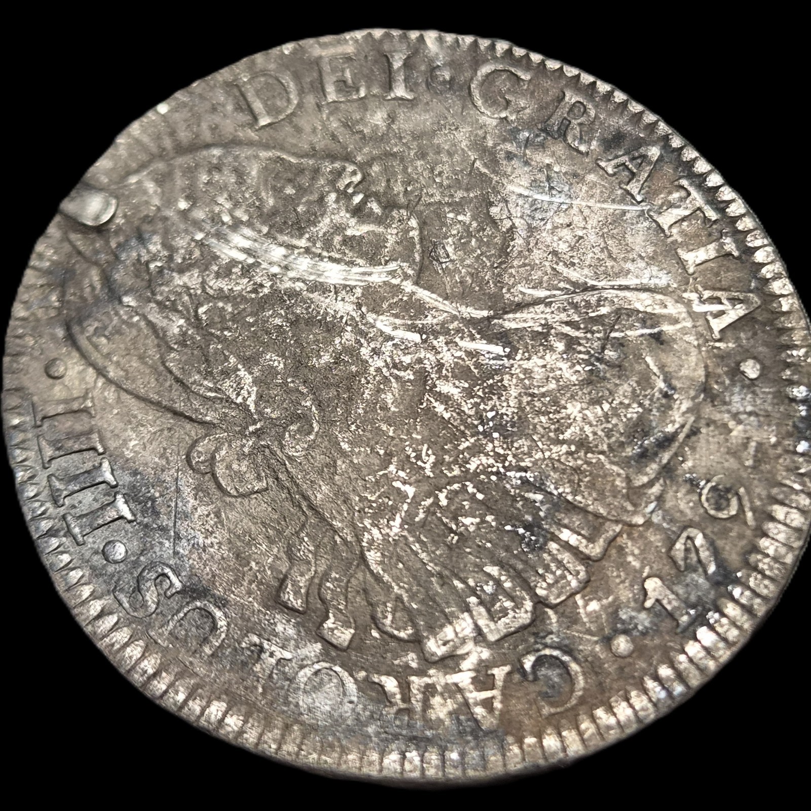 Mexico Spanish Colonial 8 Reales Carol Carolus IIII 1791 Mo FM Mexico City Mint - Image 3
