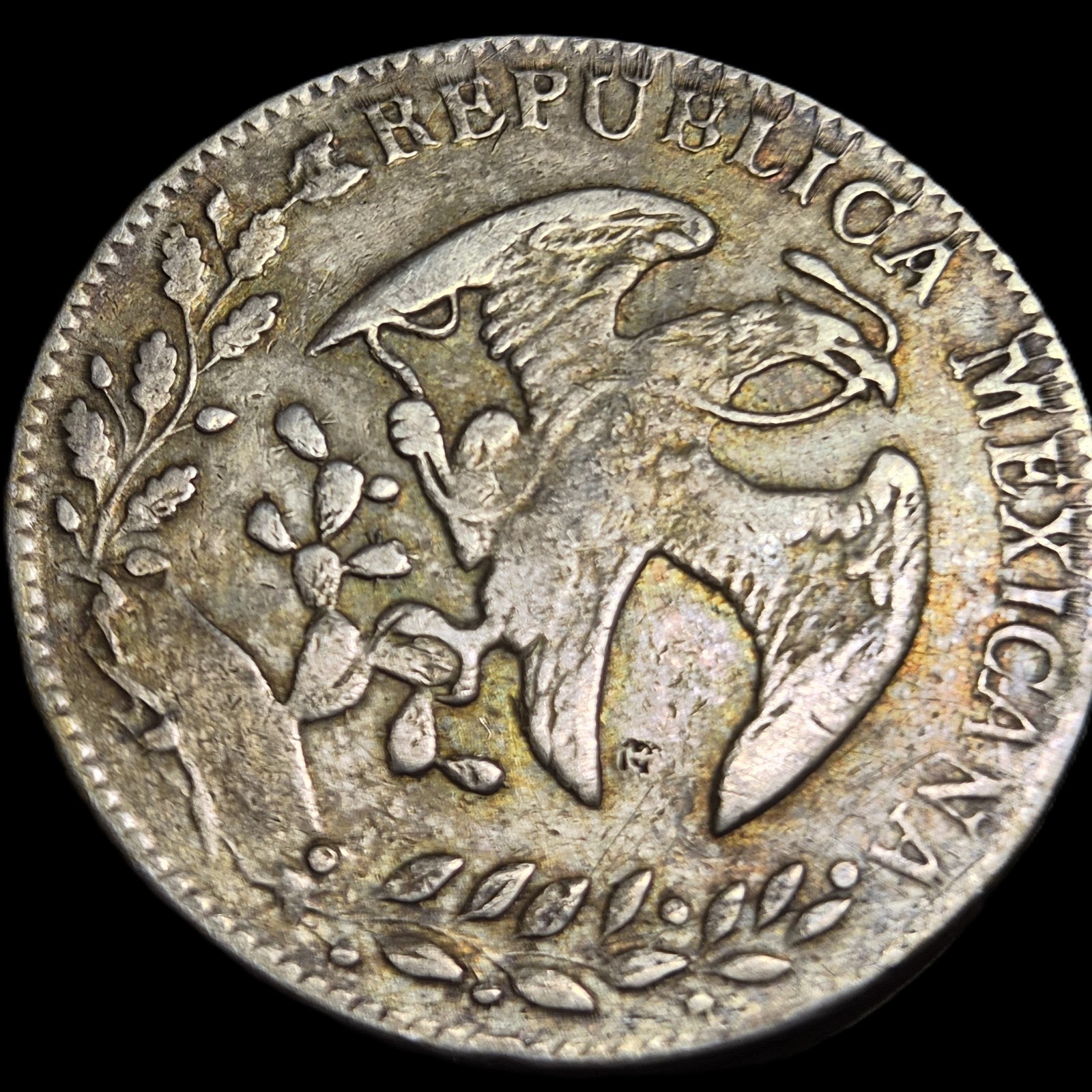 Mexico First Republic 8 Reales 1859 Go PF Guanajuato Mint Sharp Detail - Image 4
