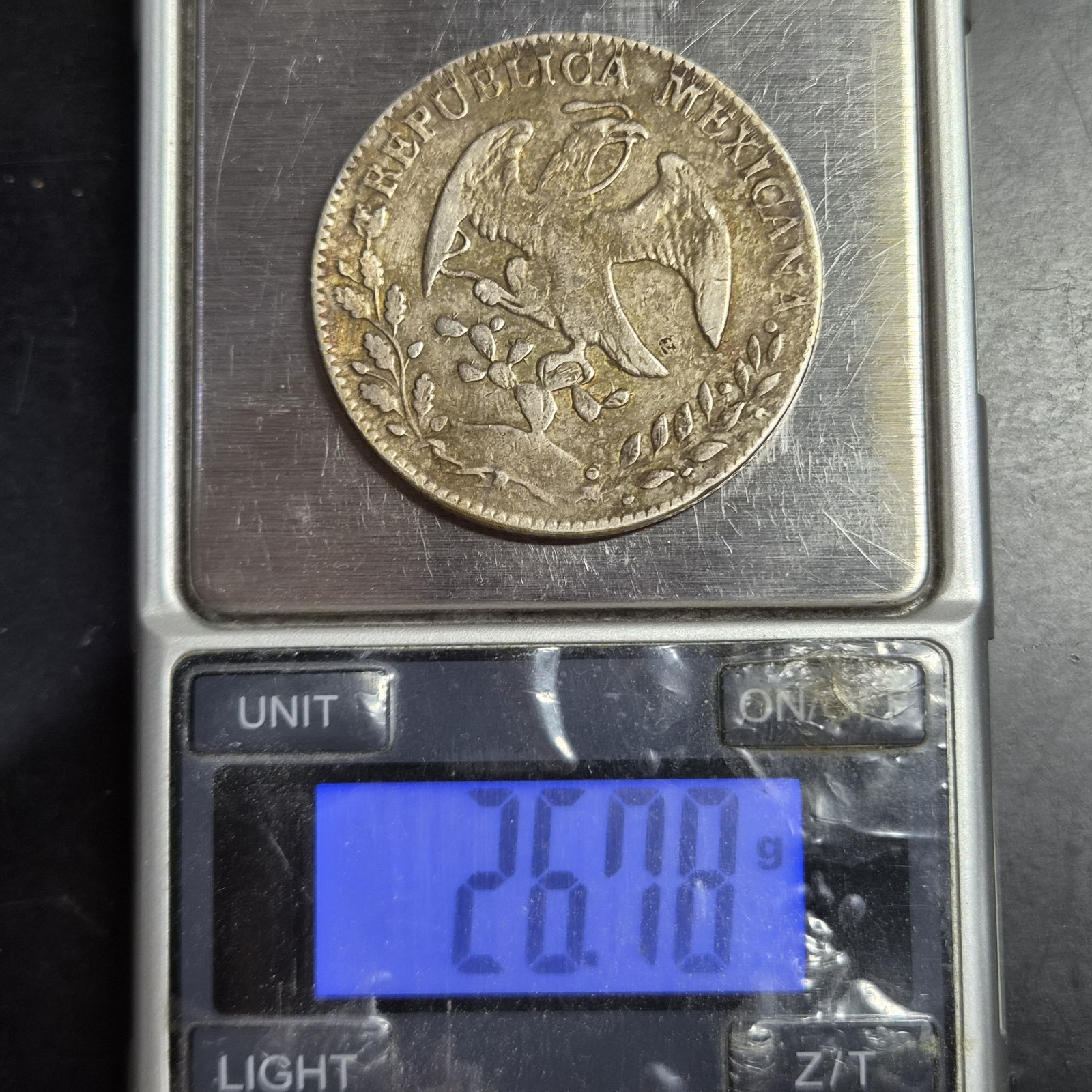 Mexico First Republic 8 Reales 1859 Go PF Guanajuato Mint Sharp Detail - Image 6