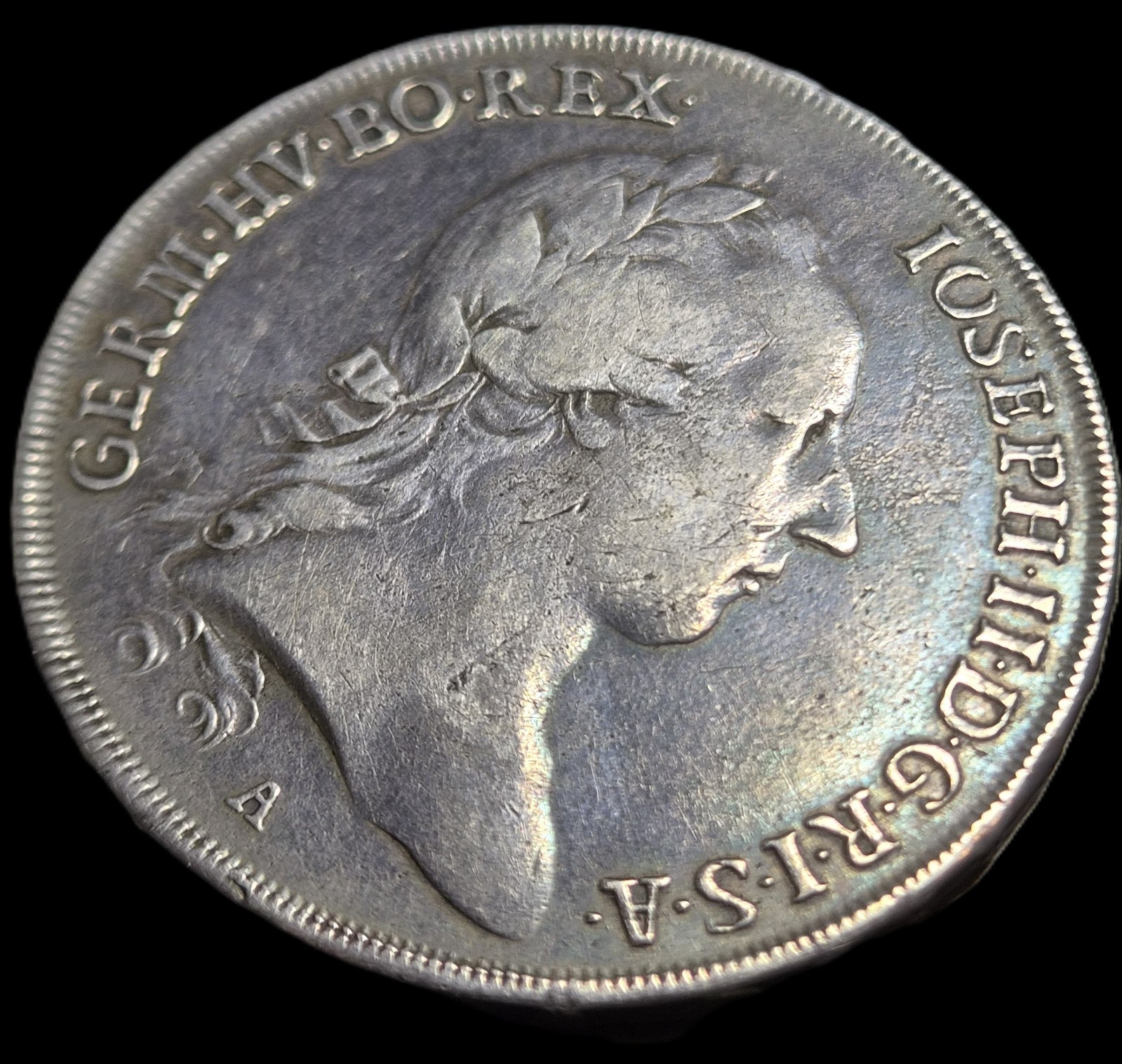 Austria Empire 1 Thaler Joseph II 1781 A XF Sharp Detail - Image 3