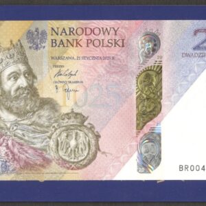 Poland 20 Zlotych Commemorative Boleslaw Chrobry P-199 2025 UNC Incl Folder