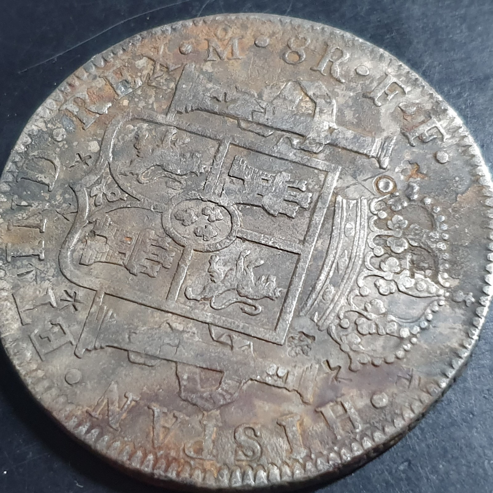 Mexico Spanish Colonial 8 Reales Carol Carolus III 1781 Mo FF Mexico City Mint - Image 4