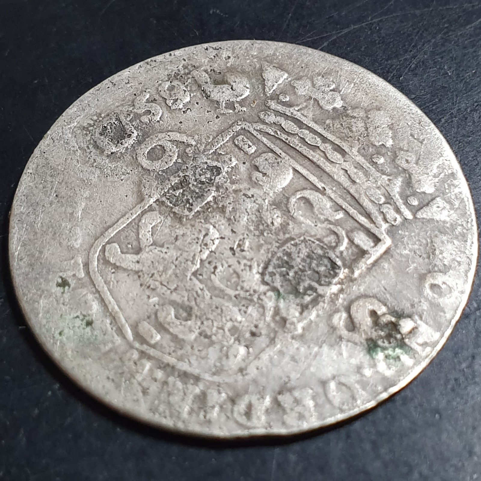 Netherlands 6 Stuiver Scheepjesschelling West Friesland 1759/8 Overstruck - Image 3