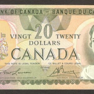 Canada 20 Dollars QE II Lawson & Bouey P-93a Ottawa 1979 aUNC