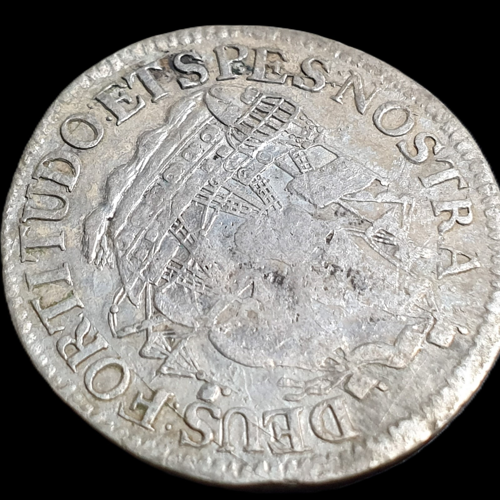 Netherlands 6 Stuiver Scheepjesschelling West Friesland 1734 Silver Fair - Image 3