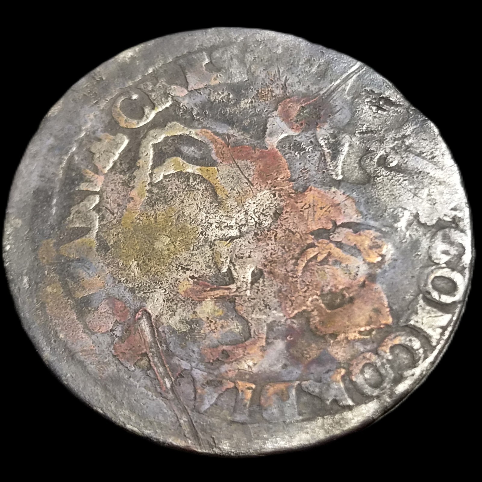 Netherlands 6 Stuiver Rijderschelling Zutphen 1688 Silver VG - Image 3