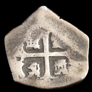 Mexico Spanish Colonial 2 Reales COB Philip V (6.74 gr) 1700-1732 Fine