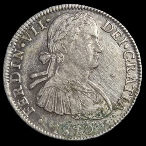 Mexico Spanish Colonial 8 Reales Ferdin Ferdinand VII 1810 Mo HJ Sharp Detail