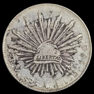 Mexico Second Republic 8 Reales 1896 Mo AB Mexico City Mint