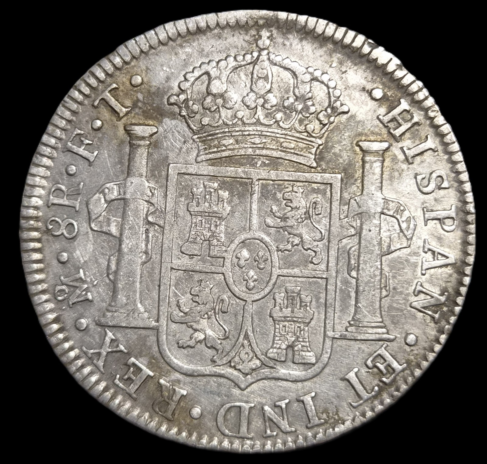 Mexico Spanish Colonial 8 Reales Carol Carolus IIII 1802 Mo FT Sharp Detail - Image 2