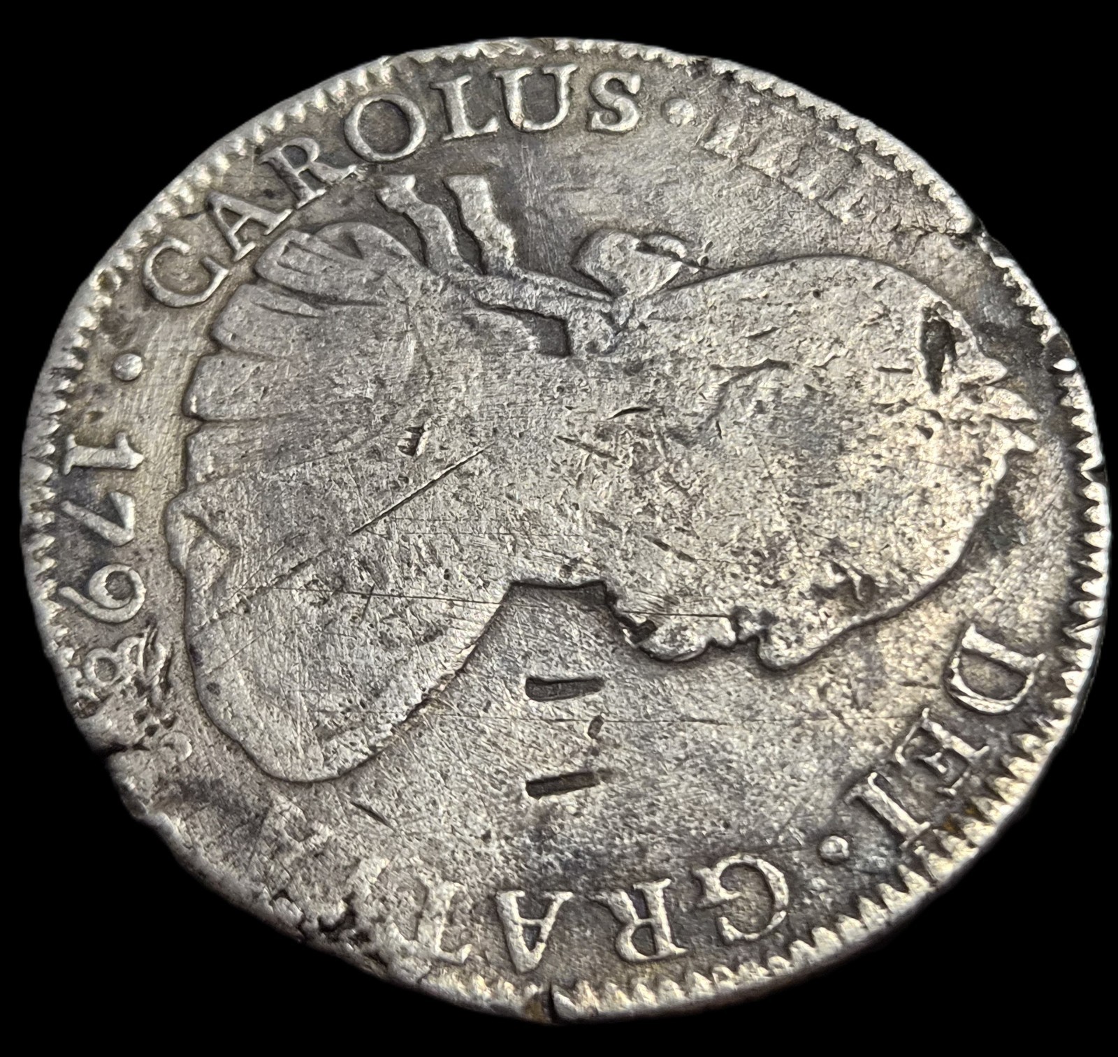 Mexico Spanish Colonial 8 Reales Carol Carolus IIII 1798 Mo FM Mexico City Mint - Image 3