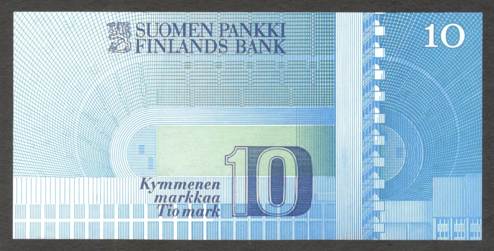 Finland 10 Markkaa Mark Paavo Nurmi Alenius & Helenius P-113a(14) 1986 UNC - Image 2