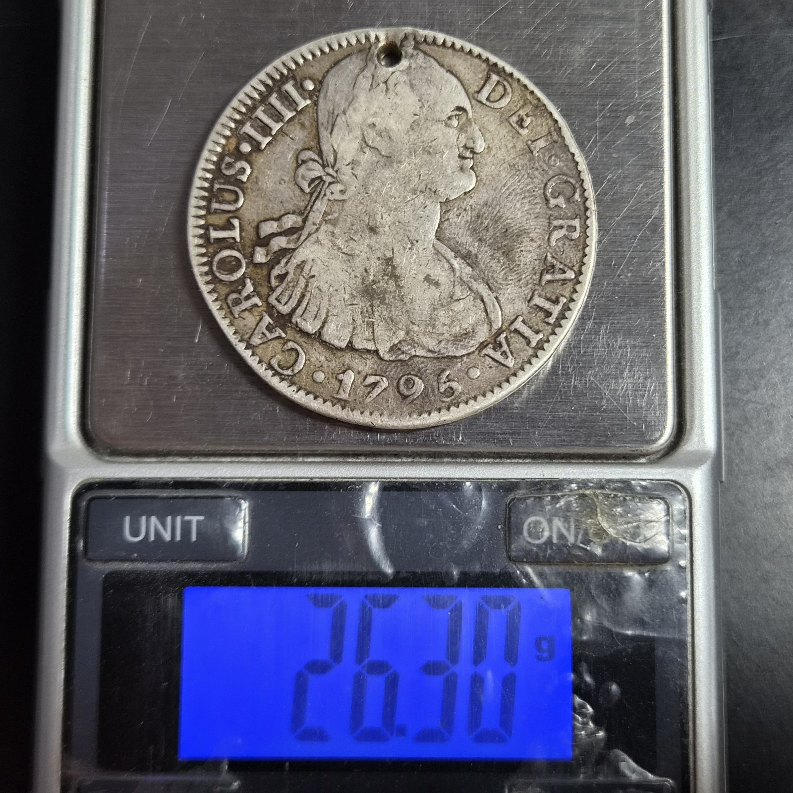 Mexico Spanish Colonial 8 Reales Carol Carolus IIII 1796 Mo FM Mexico City Mint - Image 6