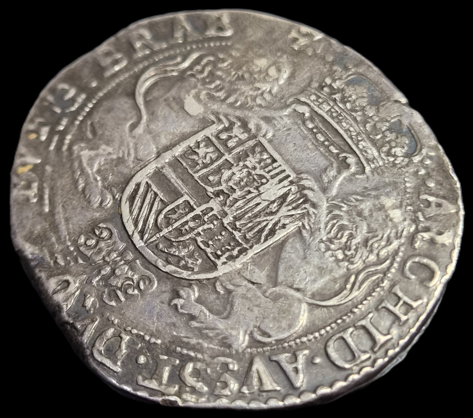 Spanish Netherlands Brabant Ducaton Philip IV IIII 1634 XF Brussels Mint - Image 4