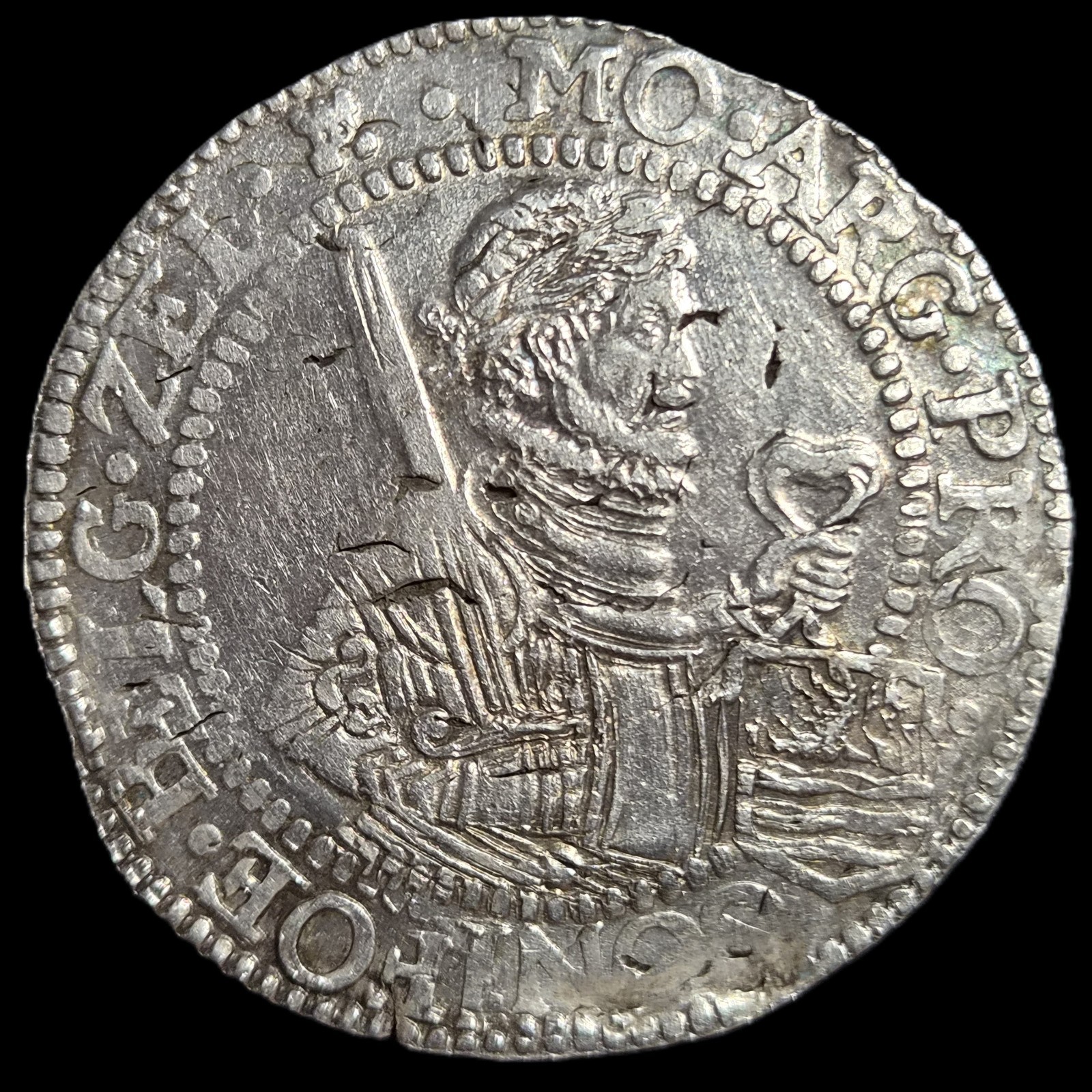 Netherlands Zeeland Rijksdaalder Thaler 1622 aUNC Sharp Detail