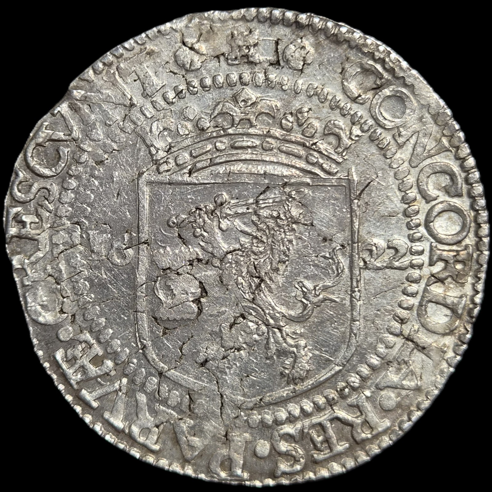 Netherlands Zeeland Rijksdaalder Thaler 1622 aUNC Sharp Detail - Image 2